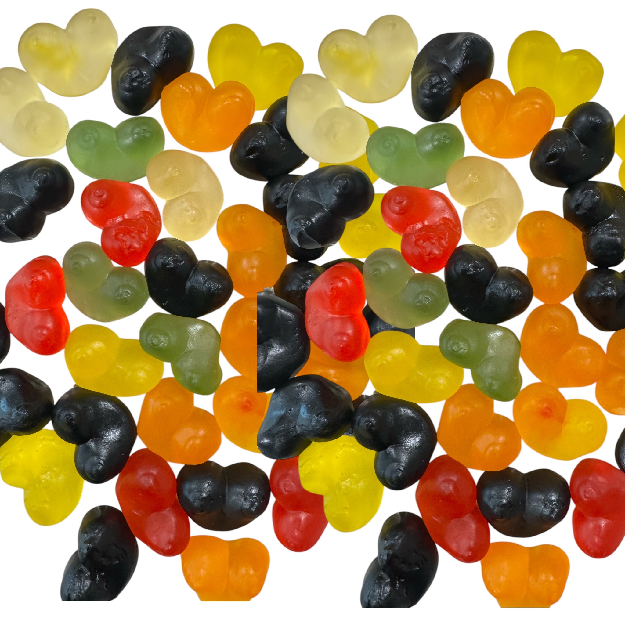 18+ Erotische Snoep Mix Gummy & Drop Tieten