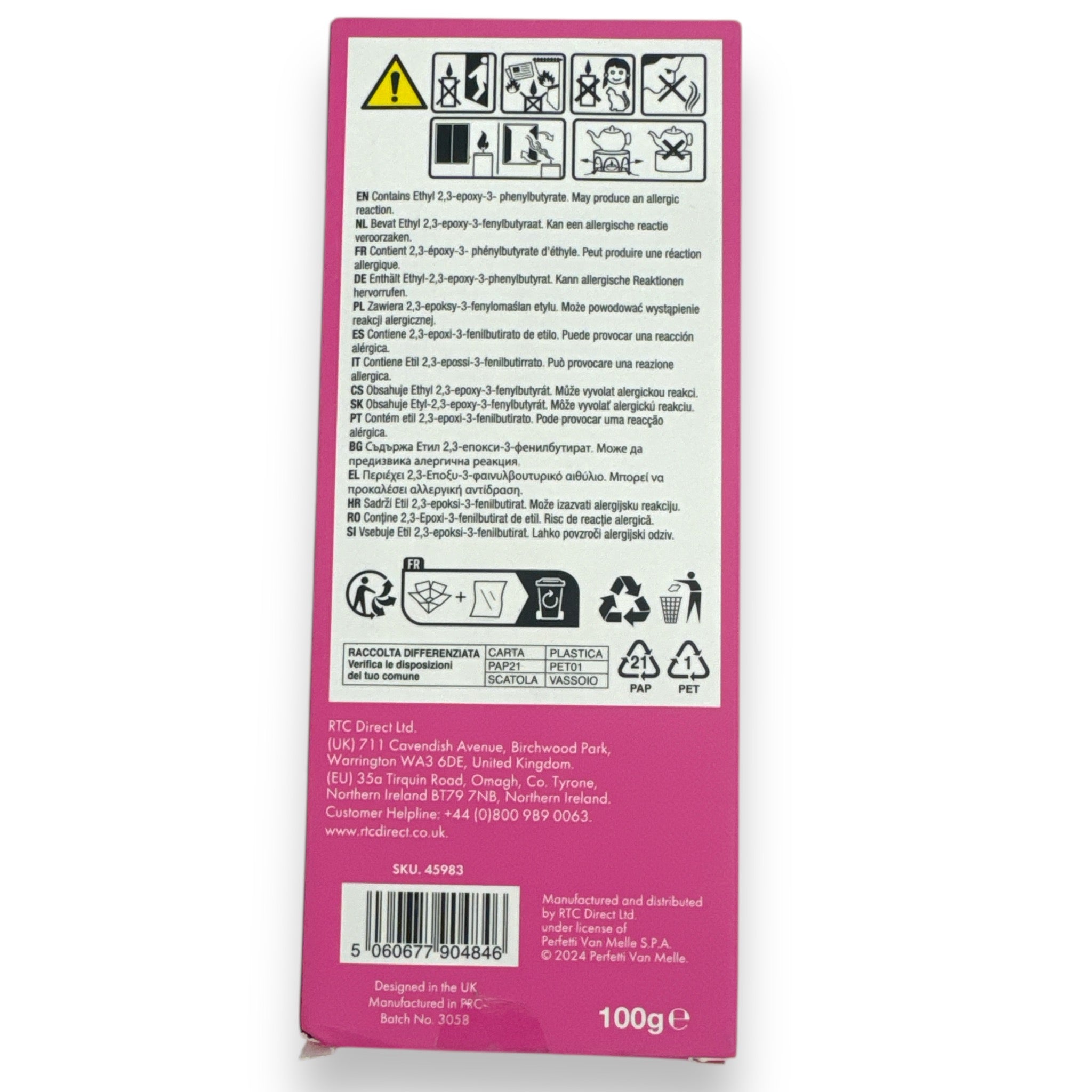 chupa chups strawberry & cream 10 tea lights