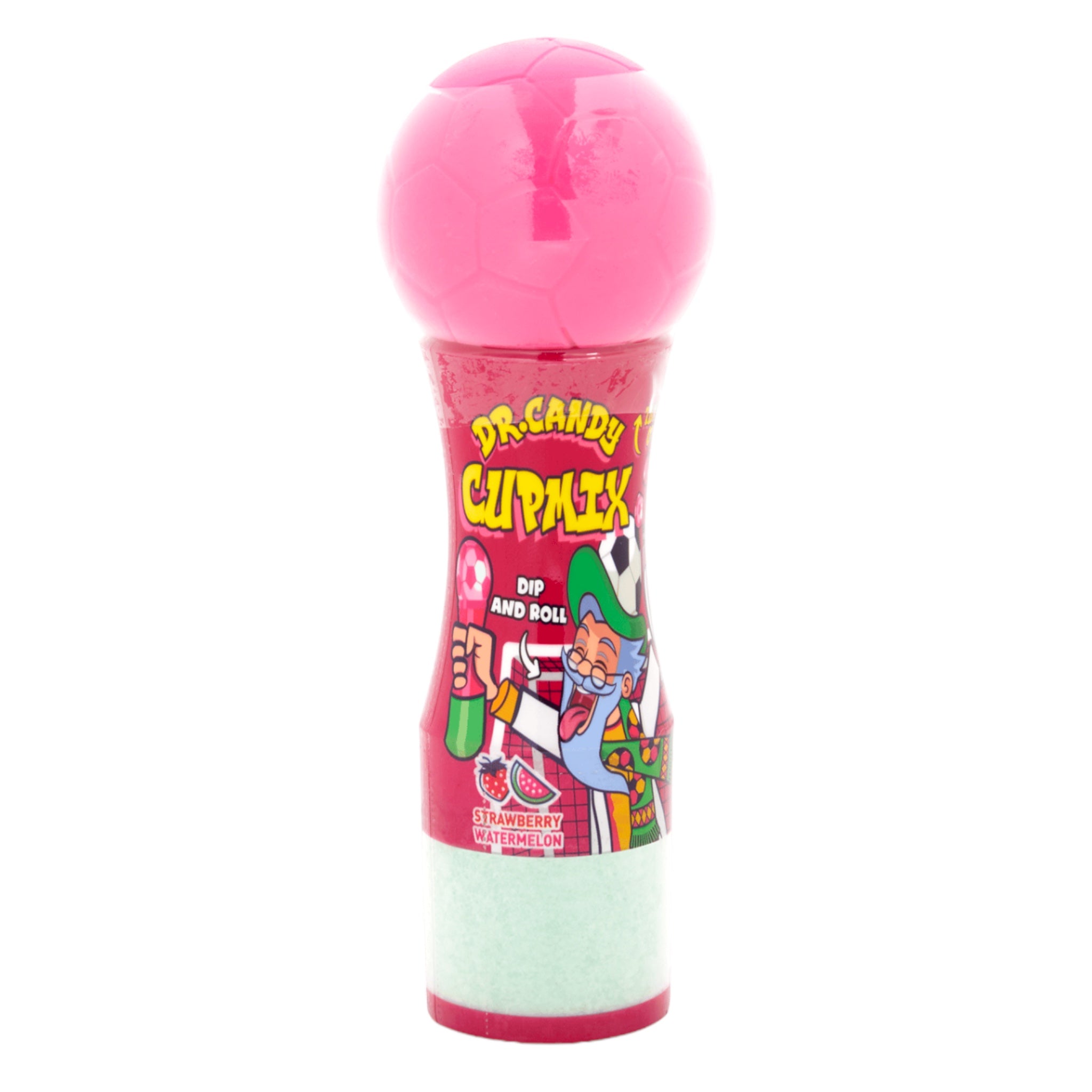 Dr. Candy - Cupmix Zoete Vloeistof en Zuur Poeder - Roze - Watermeloen en Aardbei