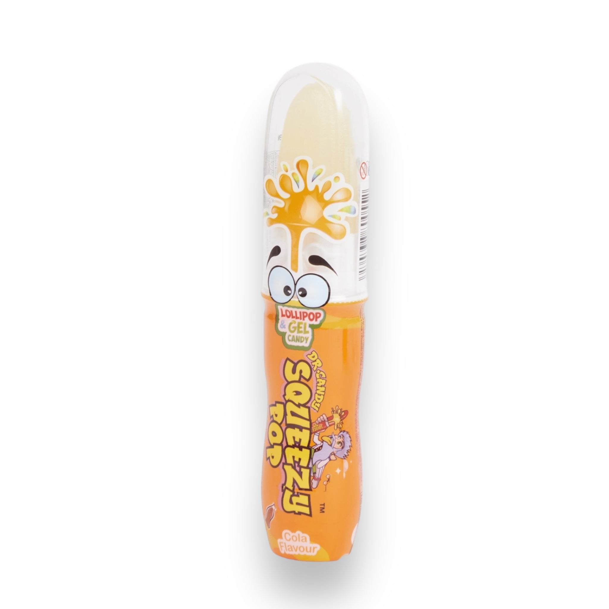 Dr. Candy Squeezy Pop - Lollipop en Gel Snoep - Cola Smaak