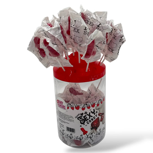 Penis Lolly Kersen Smaak – Harde Lolly Hilarisch & Heerlijk! - Erotisch Snoep