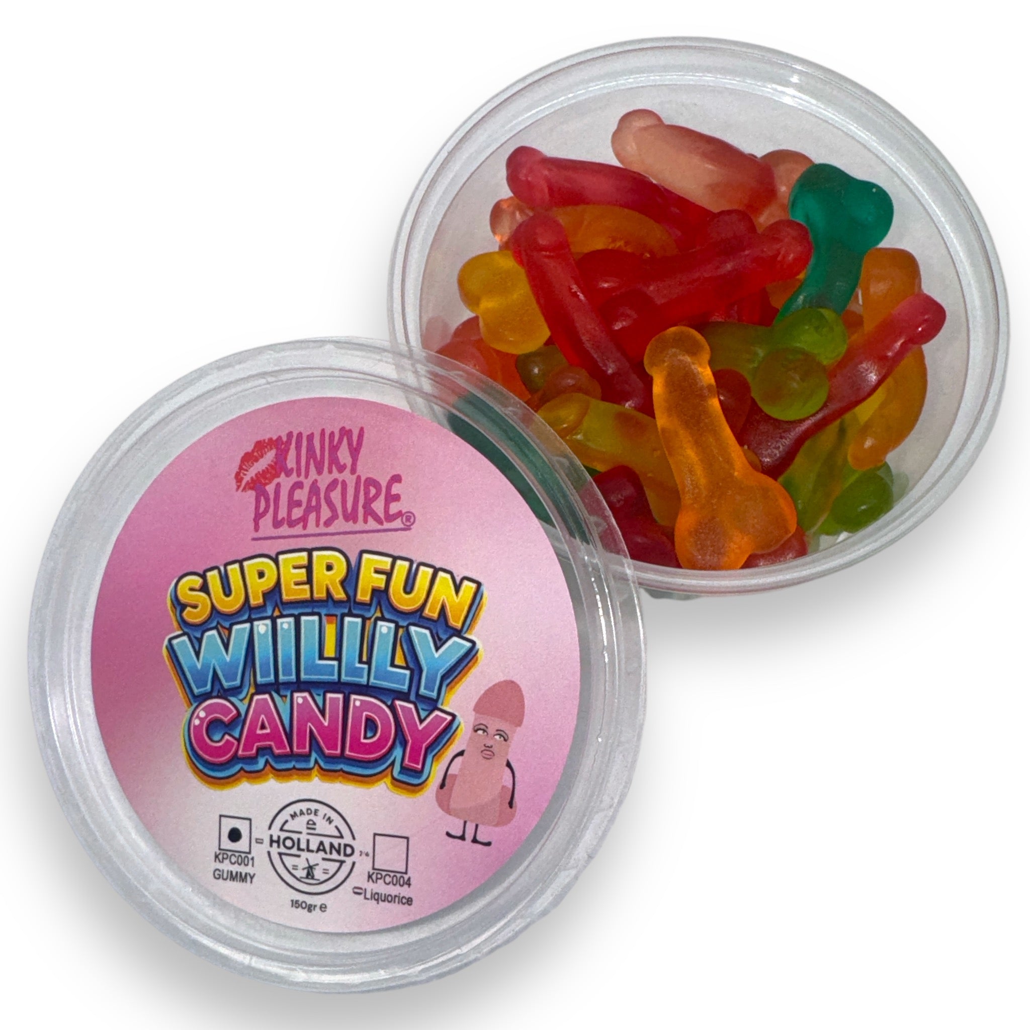 Gummy Lullen Verpakt Per 150 grams & 1 Kg In Glazen Pot