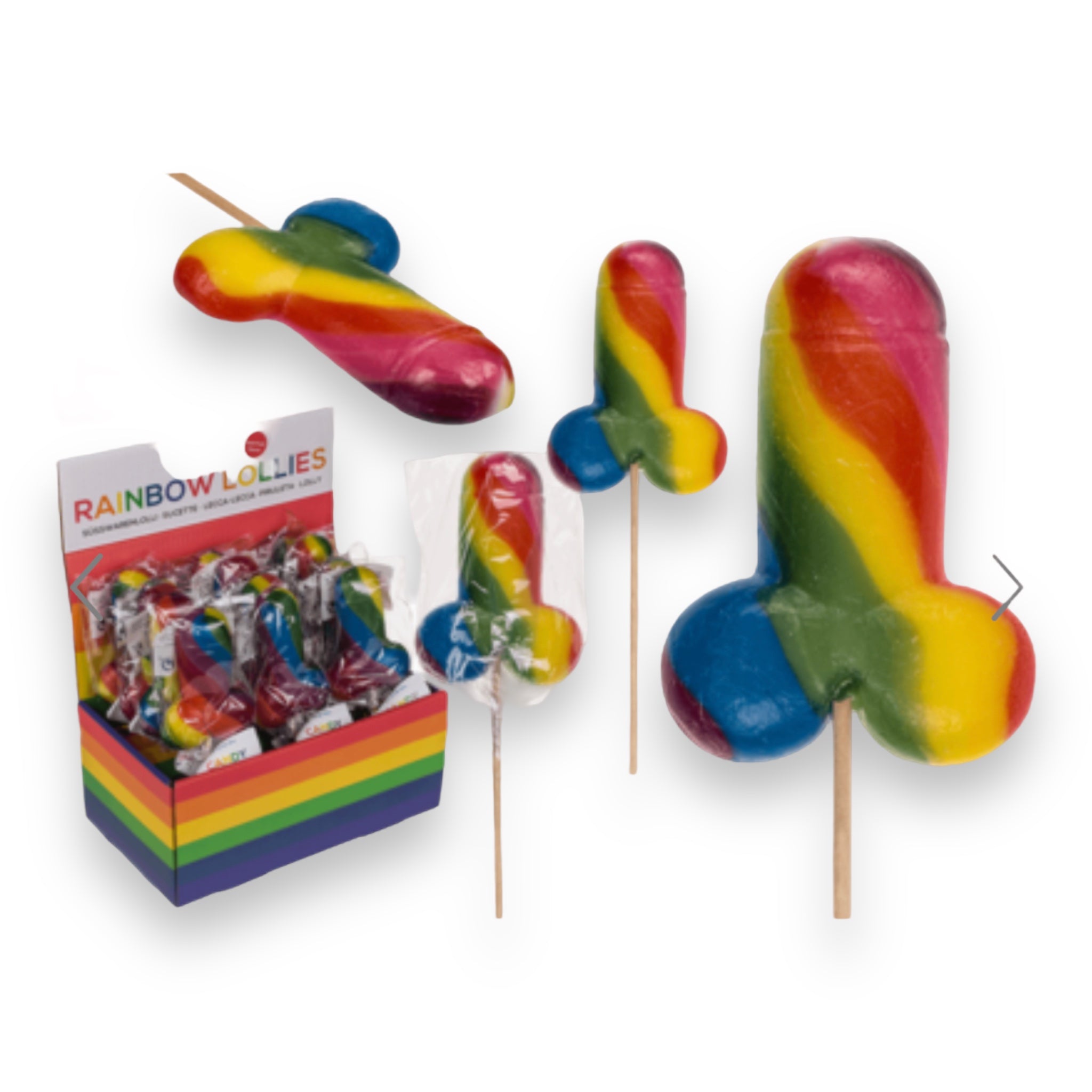 Penis Lolly Regenboog Pride Edition - Erotisch Snoep