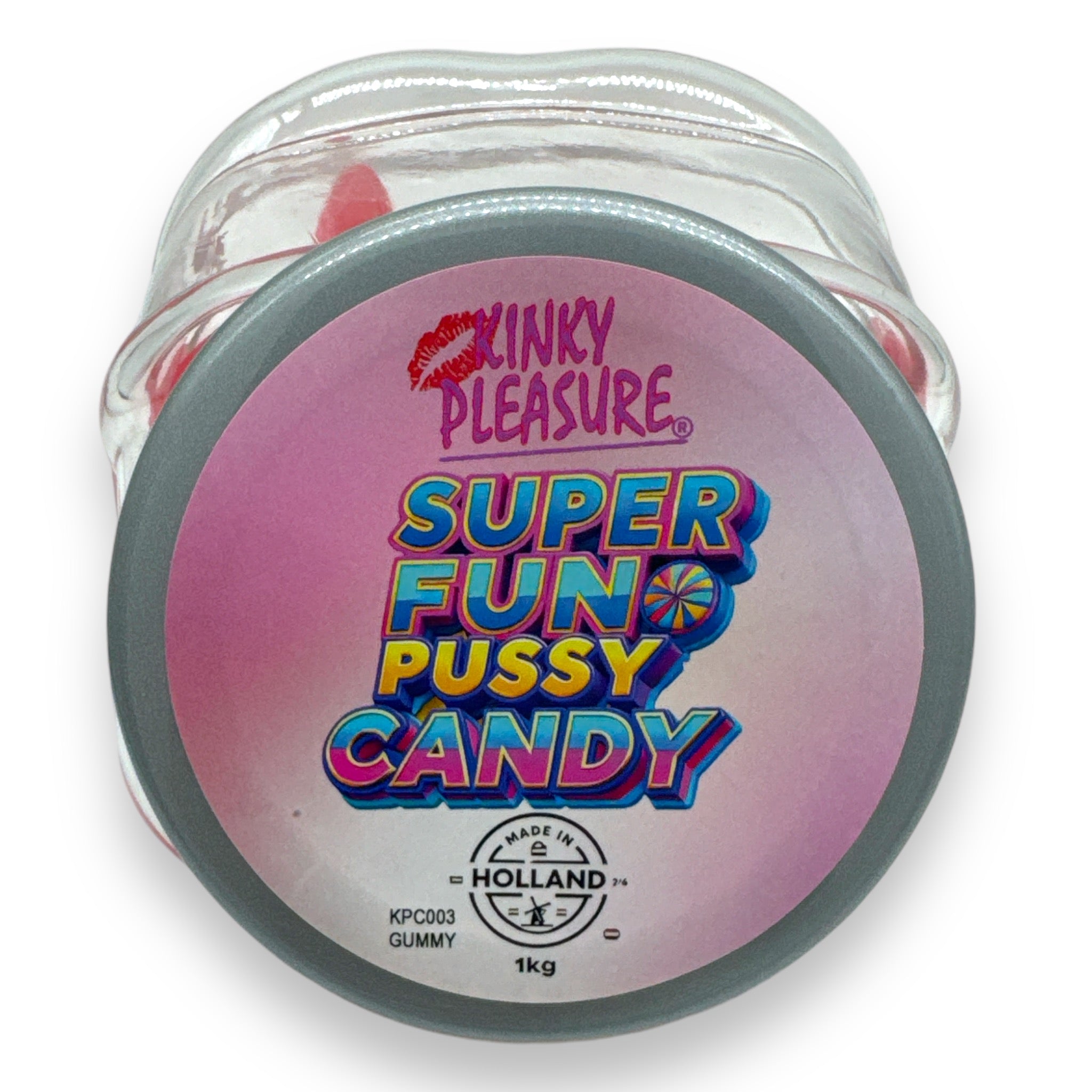 Pussy Gummy's Verpakt Per 150 Gram Of In Glazen Pot 1 kg