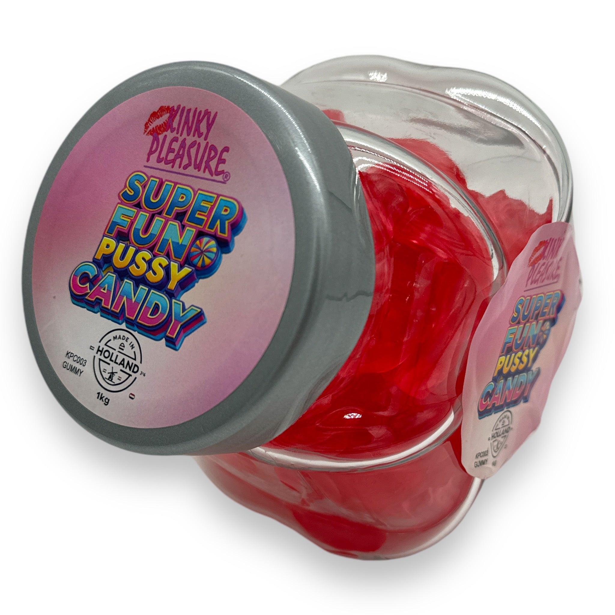 Pussy Gummy's Verpakt Per 150 Gram Of In Glazen Pot 1 kg