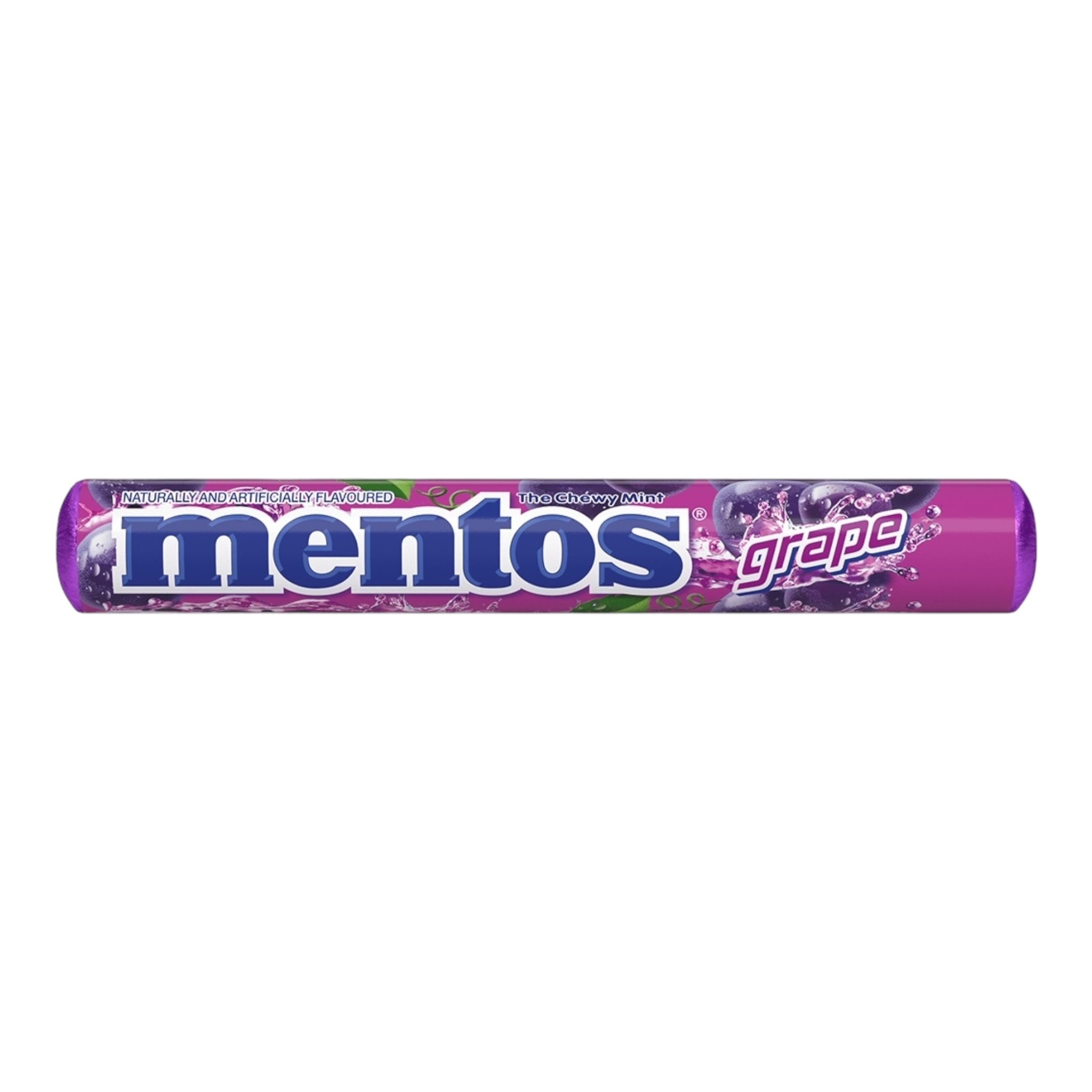Mentos Grape – Kauwdragees met Zoete Druivensmaak (1 Rol)