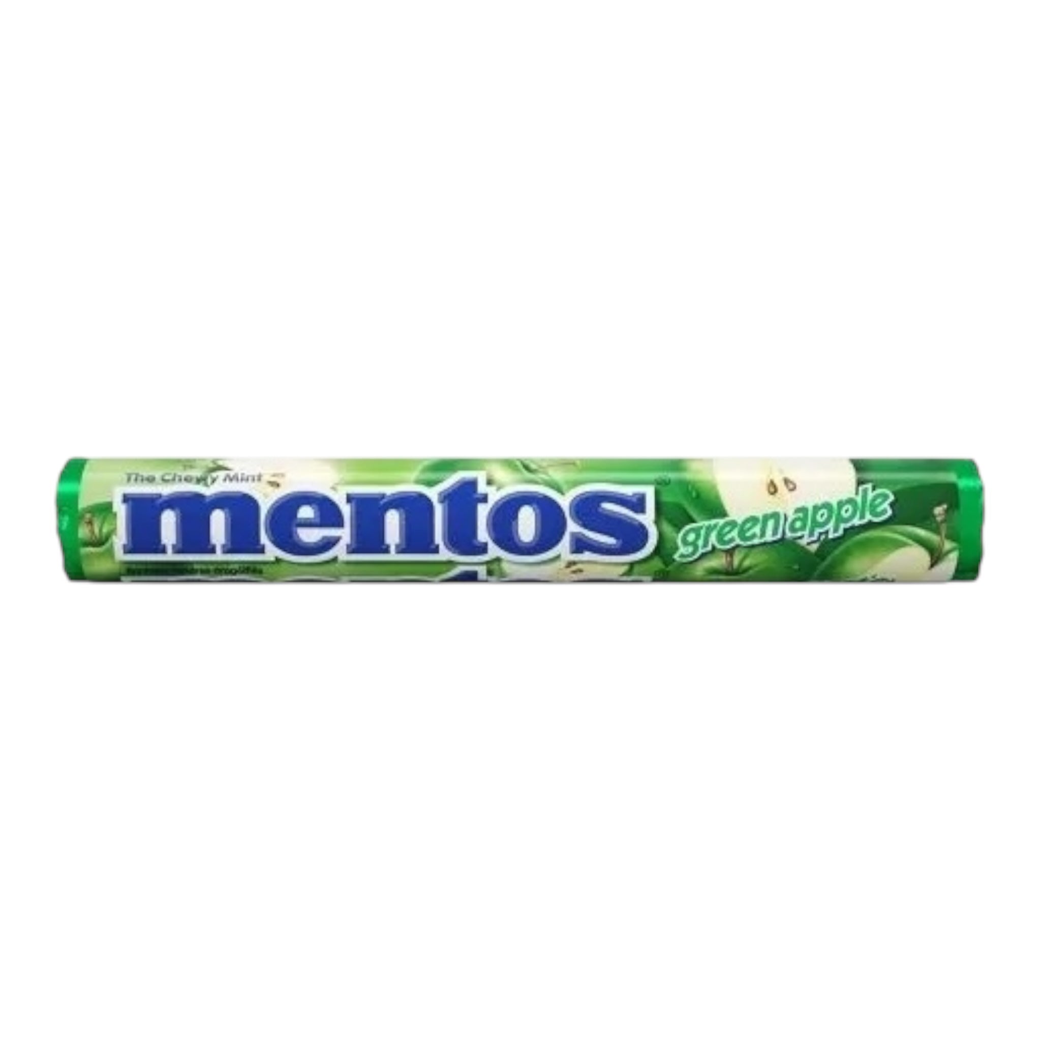 Mentos Green Apple – Kauwdragees met Frisse Groene Appelsmaak (1 Rol)