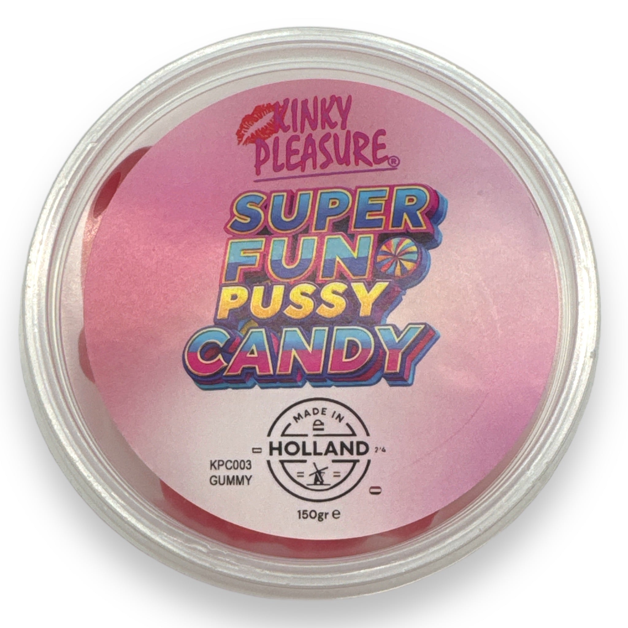 Pussy Gummy's Verpakt Per 150 Gram Of In Glazen Pot 1 kg