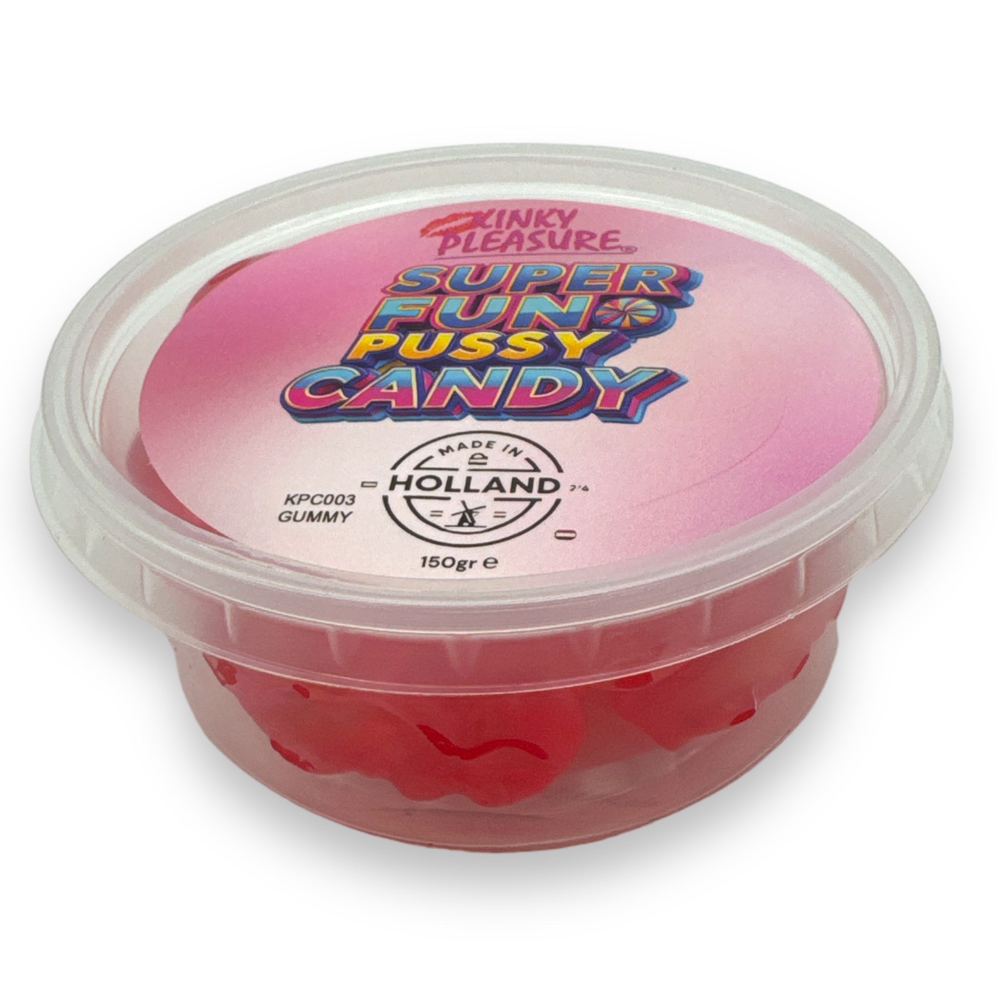 Pussy Gummy's Verpakt Per 150 Gram Of In Glazen Pot 1 kg