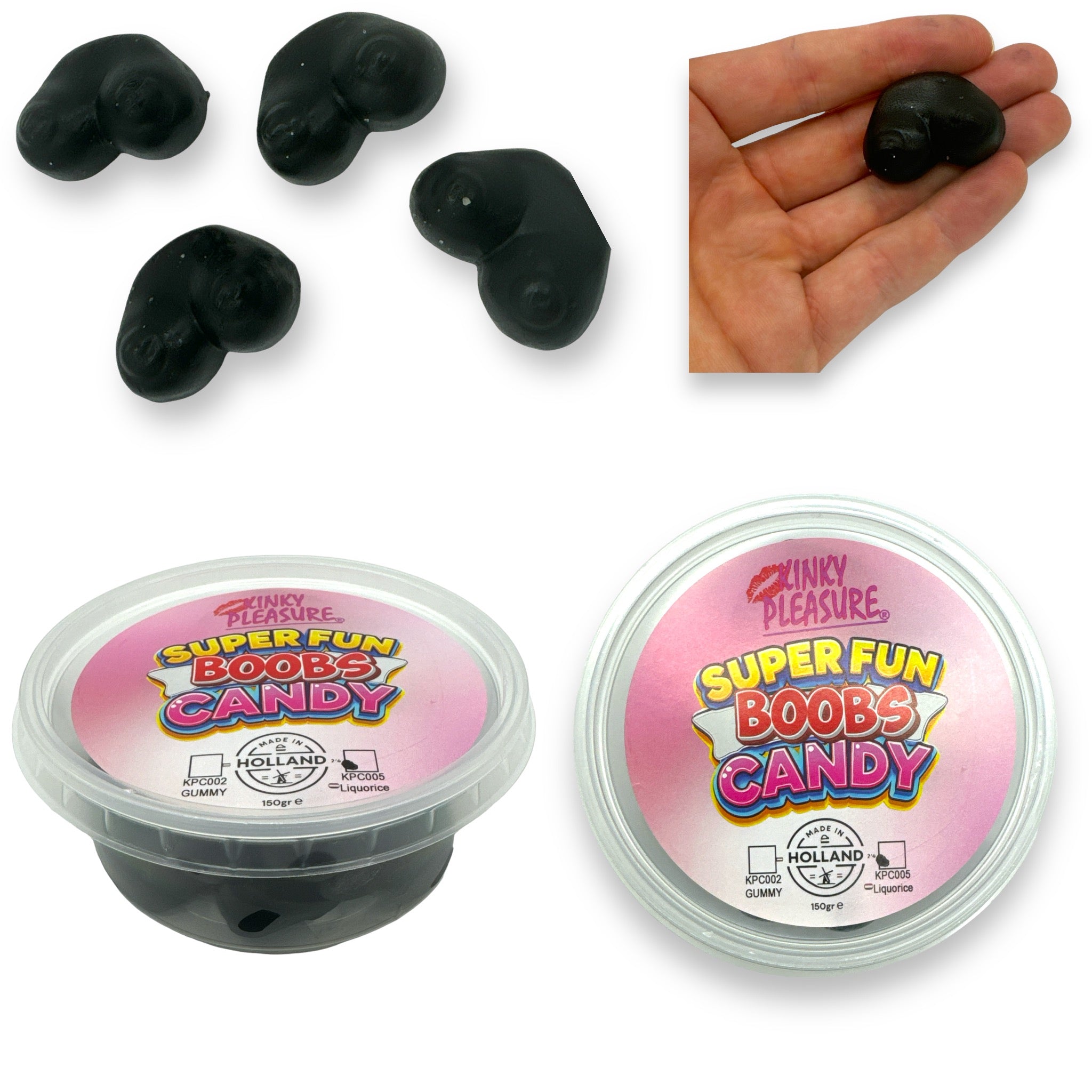 Drop Borsten Verpakt Per 150 Gram Of In Glazen pot 1 kg
