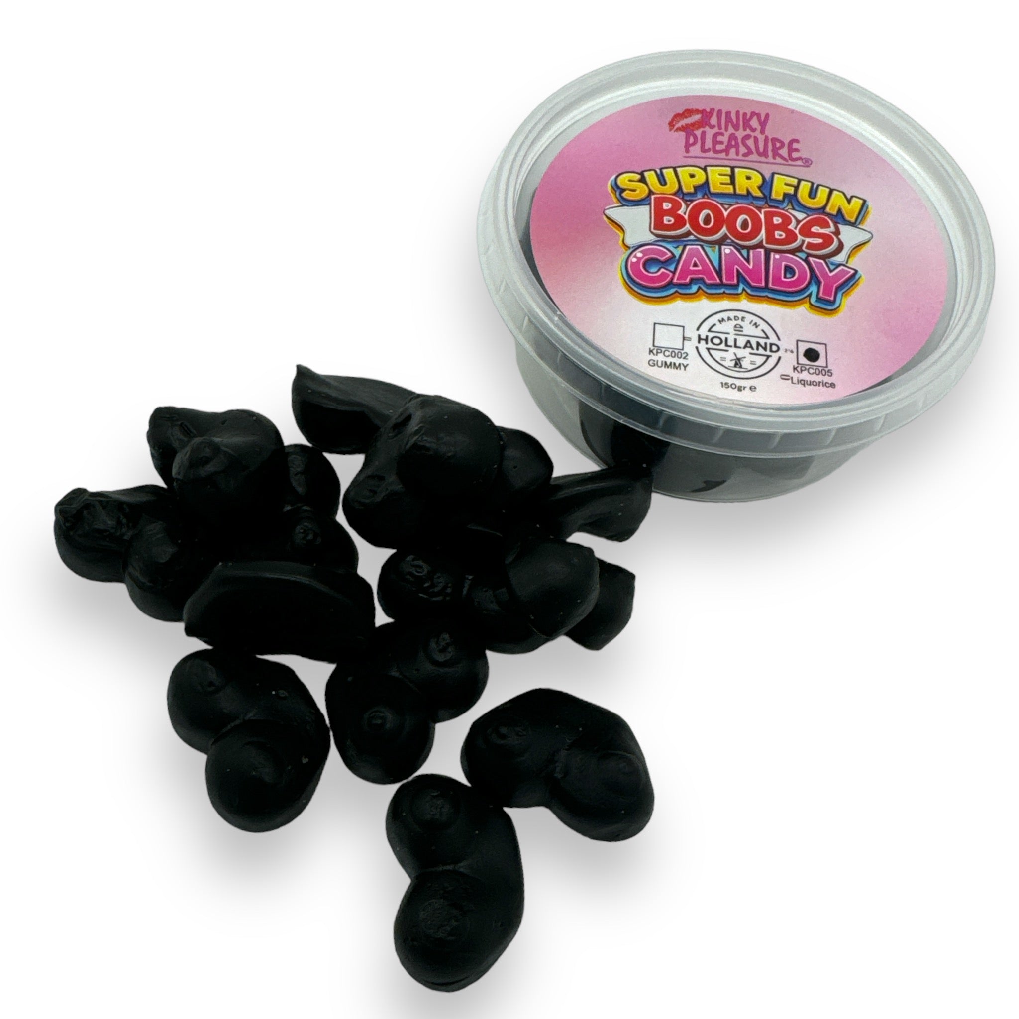 Drop Borsten Verpakt Per 150 Gram Of In Glazen pot 1 kg