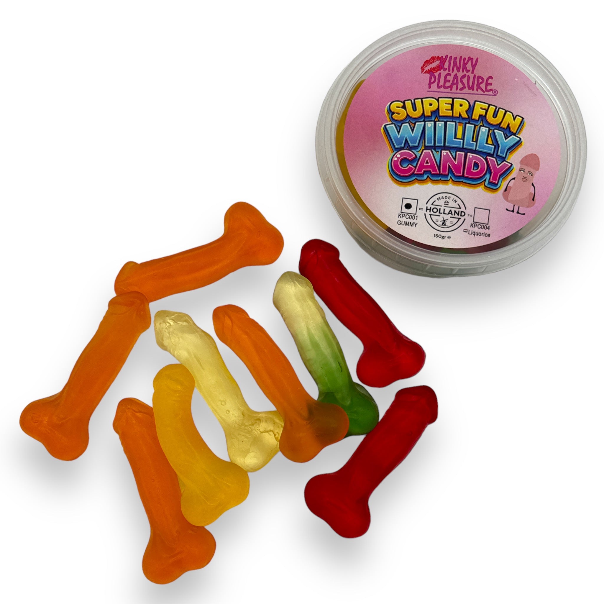 Kinky Pleasure - Super Fun Willy Candy - Gummy - 150 grams & 1 Kilo