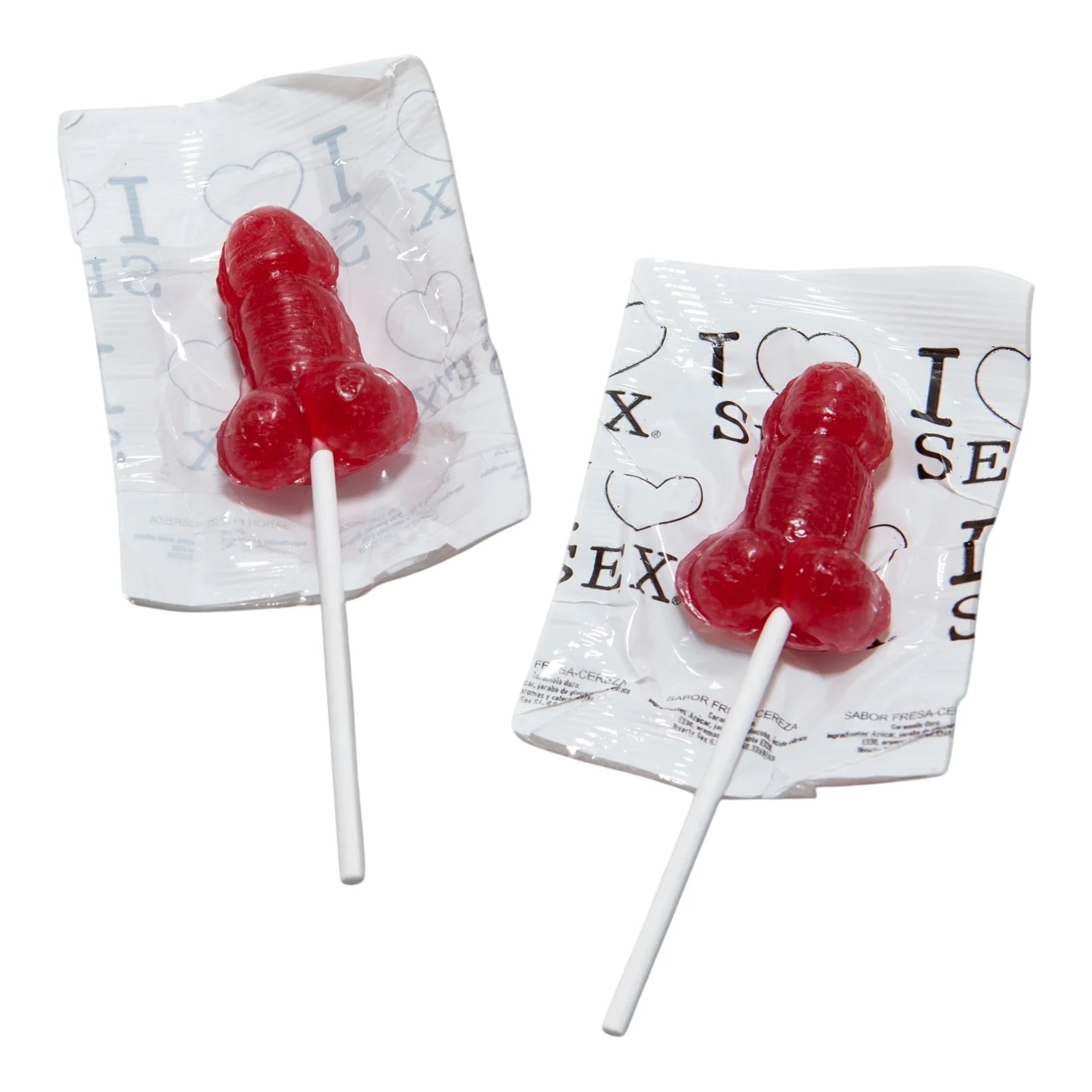 Penis Lolly Kersen Smaak – Harde Lolly Hilarisch & Heerlijk! - Erotisch Snoep