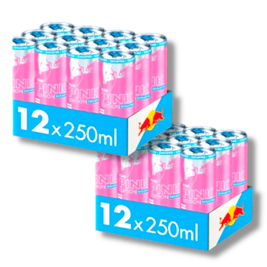 Red Bull Energy Drink 250ml Bosvruchten Smaak (The Pink Edition) (SUIKERVRIJ)