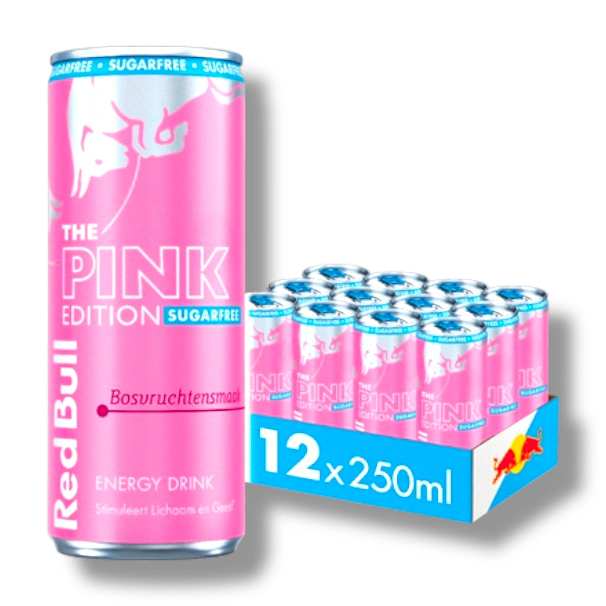 Red Bull Energy Drink 250ml Bosvruchten Smaak (The Pink Edition) (SUIKERVRIJ)