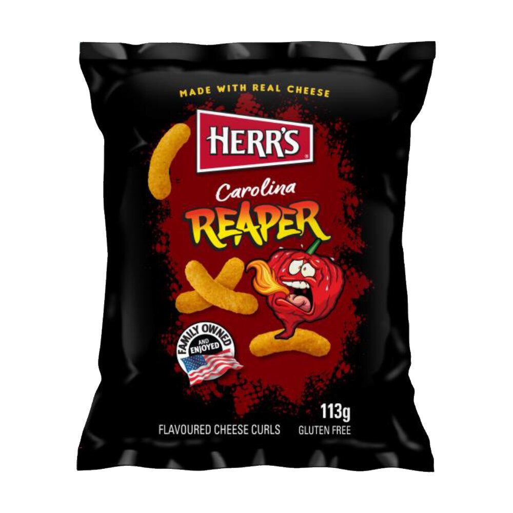 Herr's Carolina Reaper Cheese Curls Chips