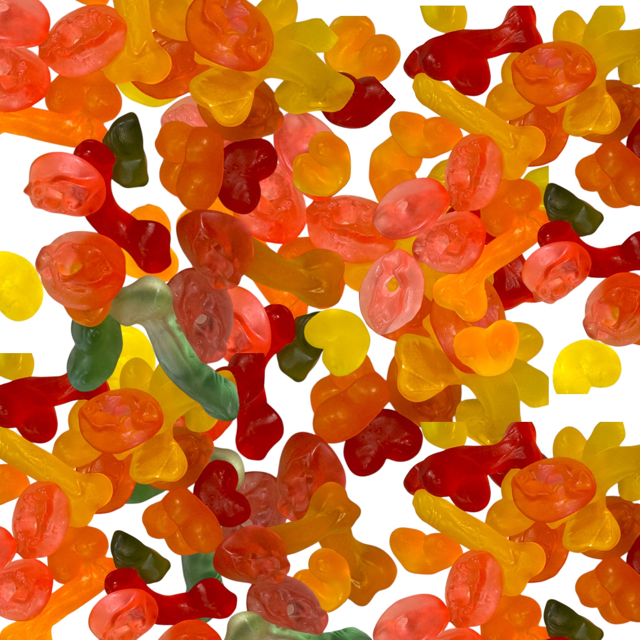 18+ Erotische Snoep Mix Gummy's Tieten Lullen & Pussy