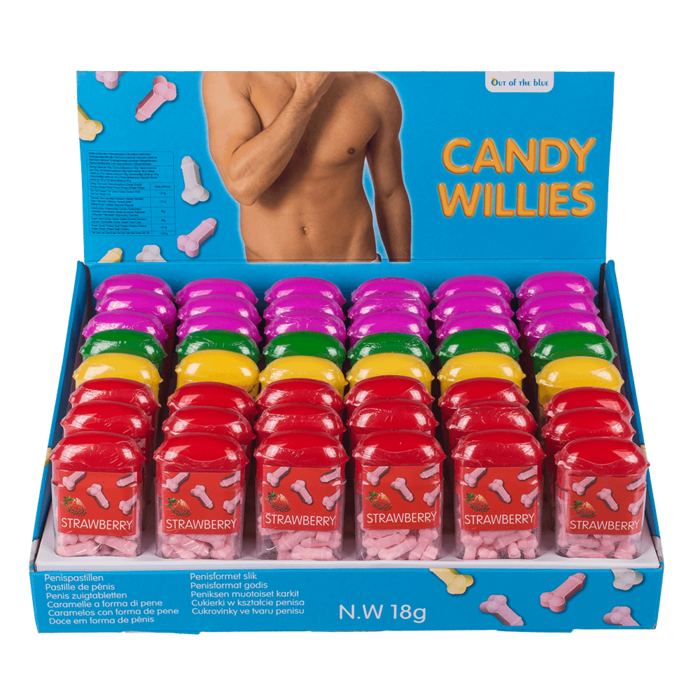 Tiktak Penis Snoepjes - Kleine Harde Snoepjes in 4 Smaken - Erotisch Snoep