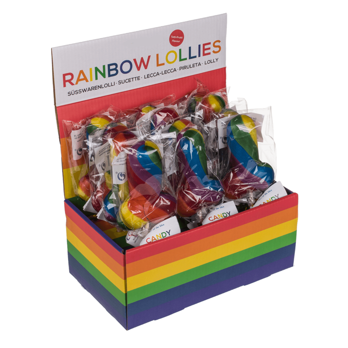 Penis Lolly Regenboog Pride Edition - Erotisch Snoep