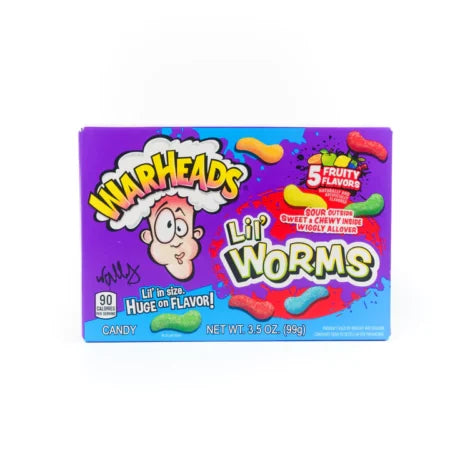 Warheads Lil' Worms – Zuur & Zoet Kauwsnoep