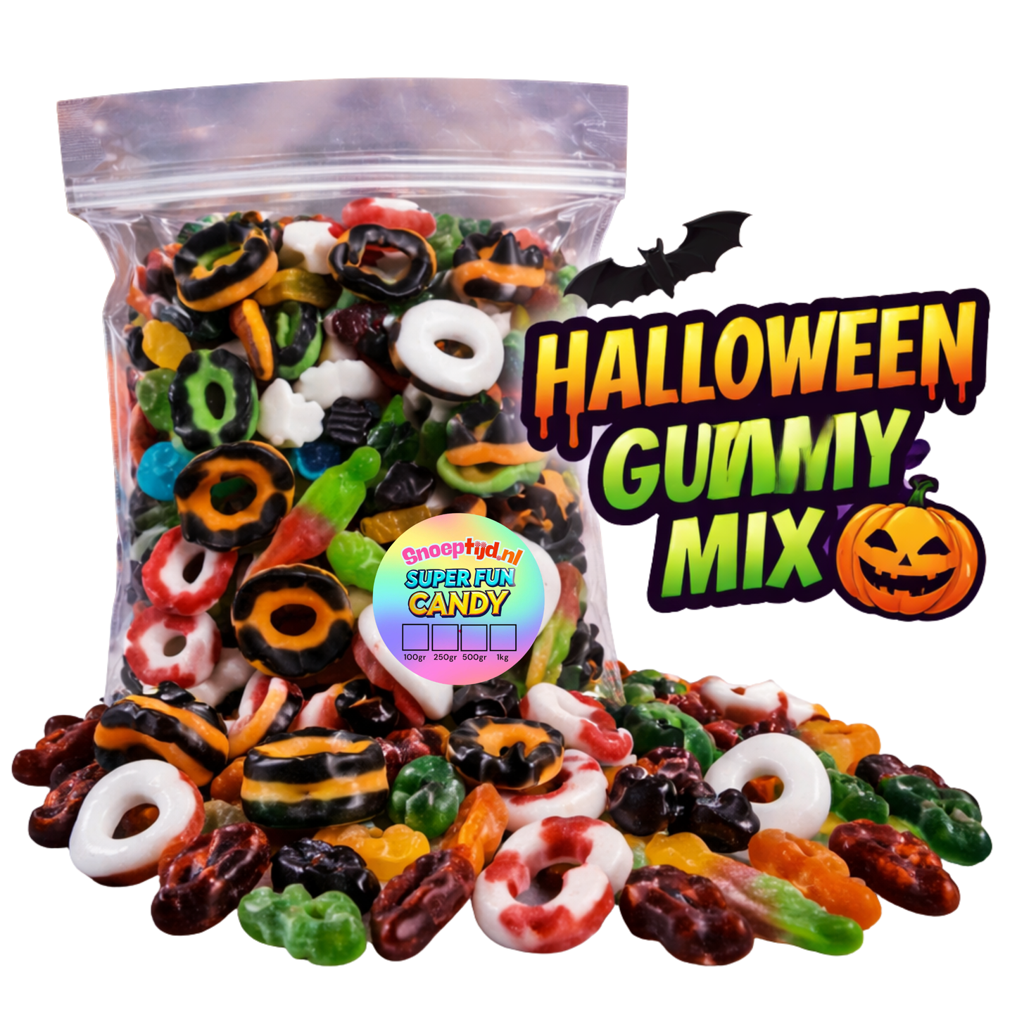 Halloween Mix Snoep – Griezelige Gummies & Winegums