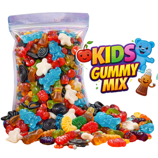 Kindermix – Mix van Fruitgom en Drop Favorieten