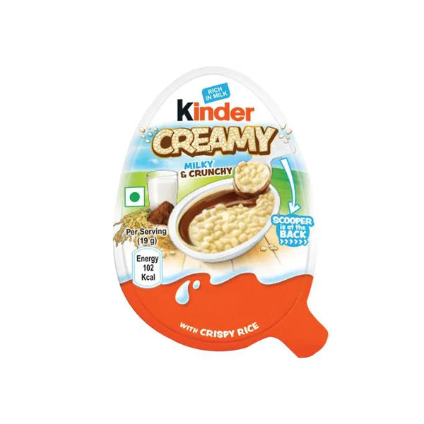 Kinder Creamy Milk & Crunchy – Romige Melkcrème met Knapperige Rijst