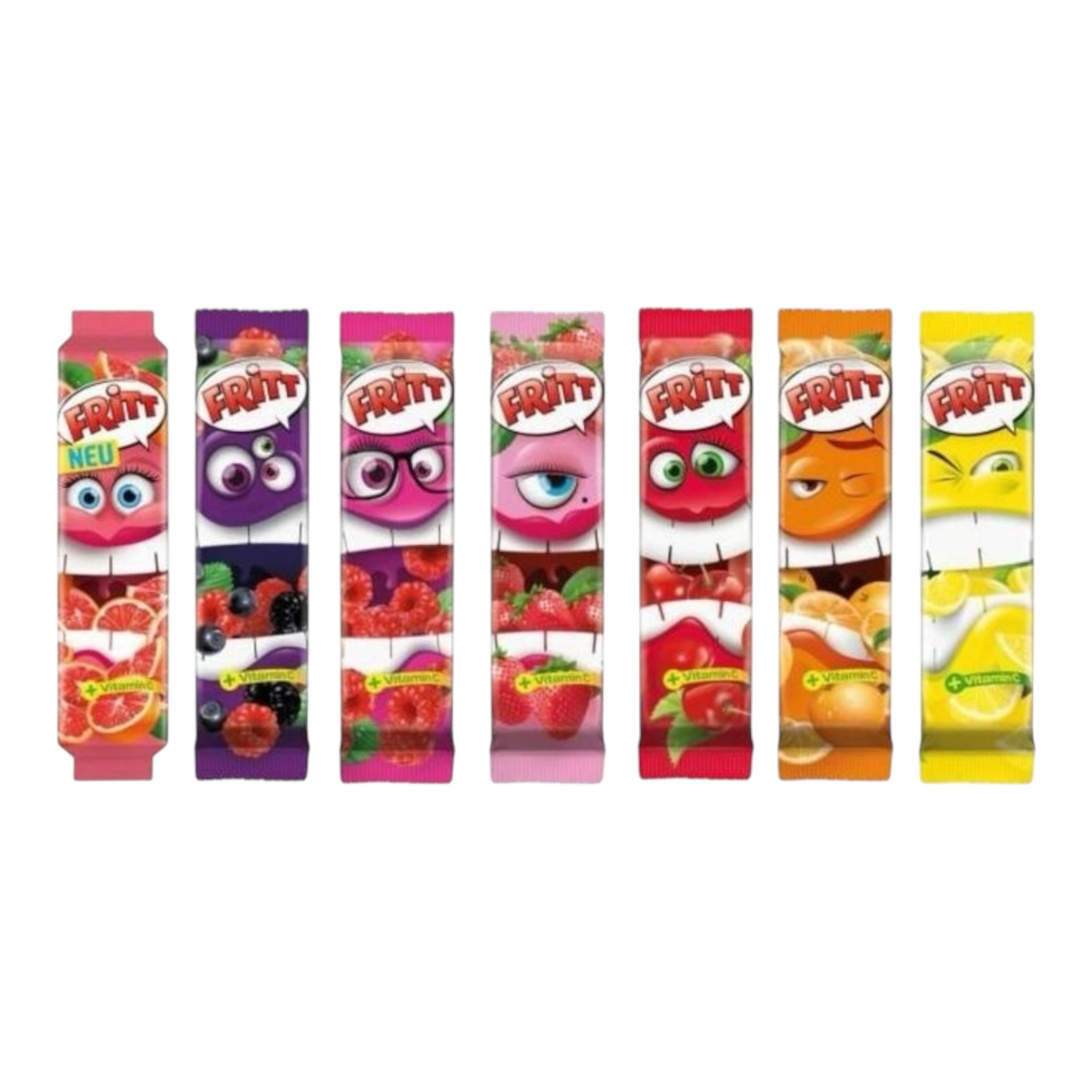 Fritt Chewy Candy – Kaubonbons met Vitamine C - Grapefruit