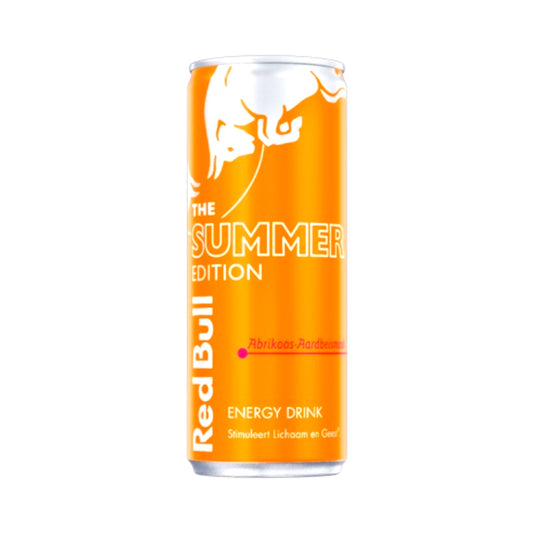 Red Bull Energy Drink 250ml Abrikoos-Aardbei Smaak (The Apricot Edition)