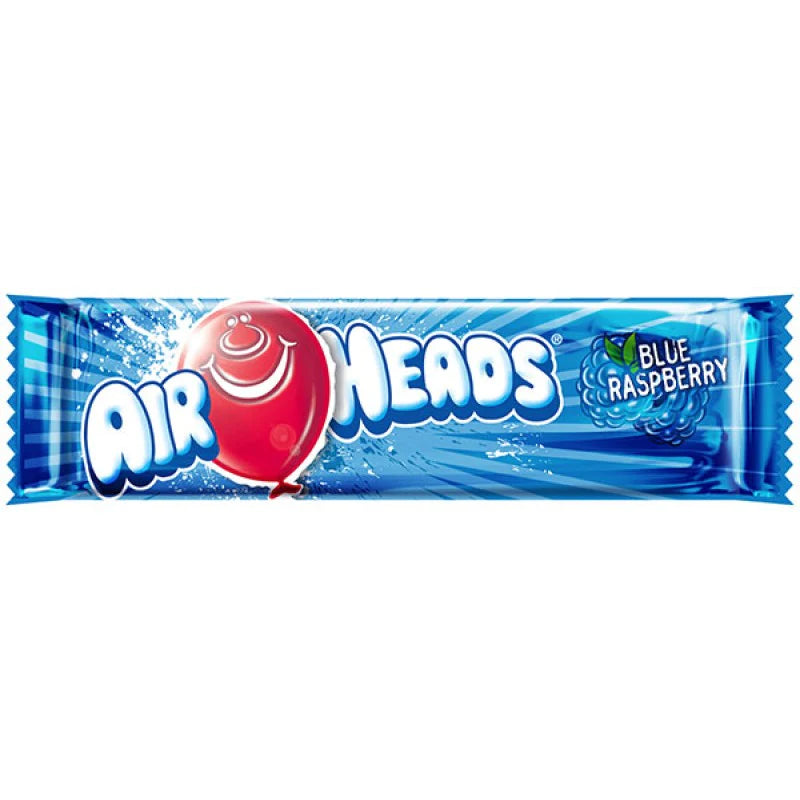 Airheads Blue Raspberry Fruitige Kauwsnoep Reep