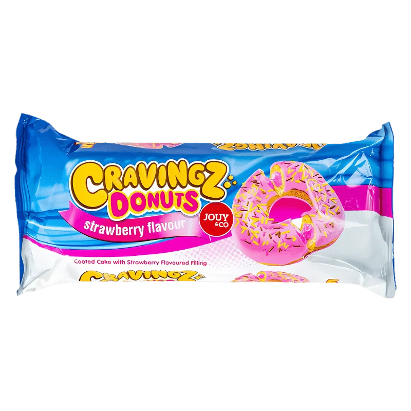 Cravingz Donuts Aardbei Strawberry Flavour