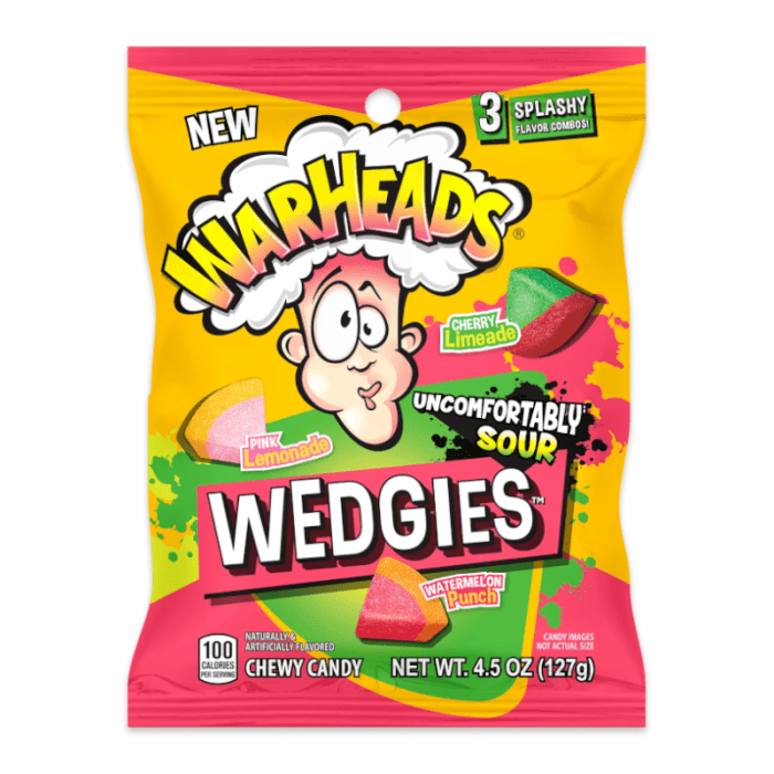 Warheads Wedgies – Intens Zuur Kauwsnoep